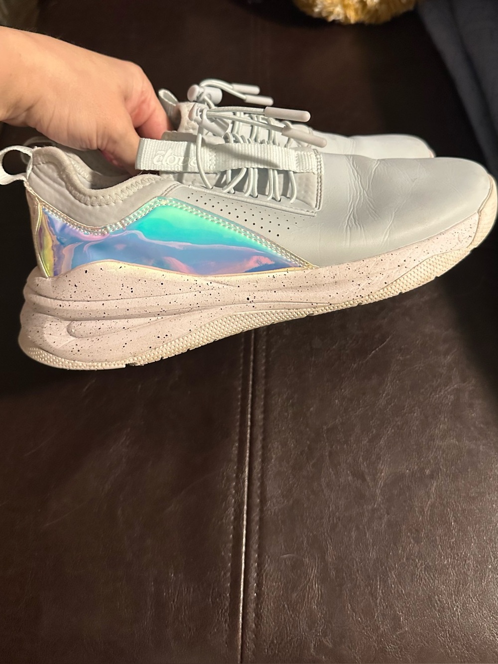 Clove Women's Light Blue Holographic limited edition shoes 2022 Size 7